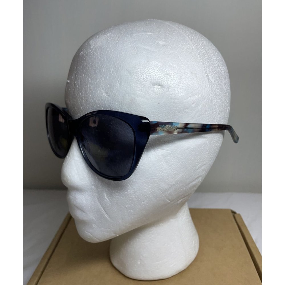 MIZYAKE JAPAN Sunglasses Navy Turquoise Tortoise WOMEN OVAL Designer MZ3646